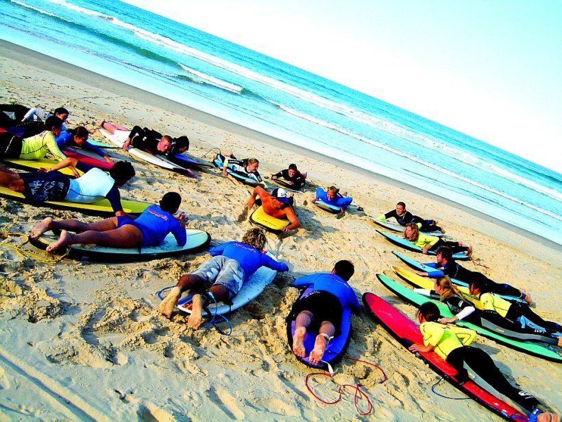 Szárazedzés szörf előtt