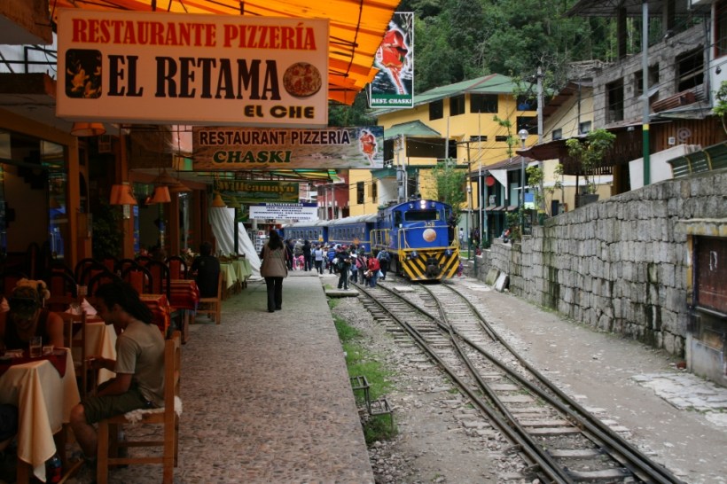 Aguas Calientes, ahol örömmel szállsz vonatra