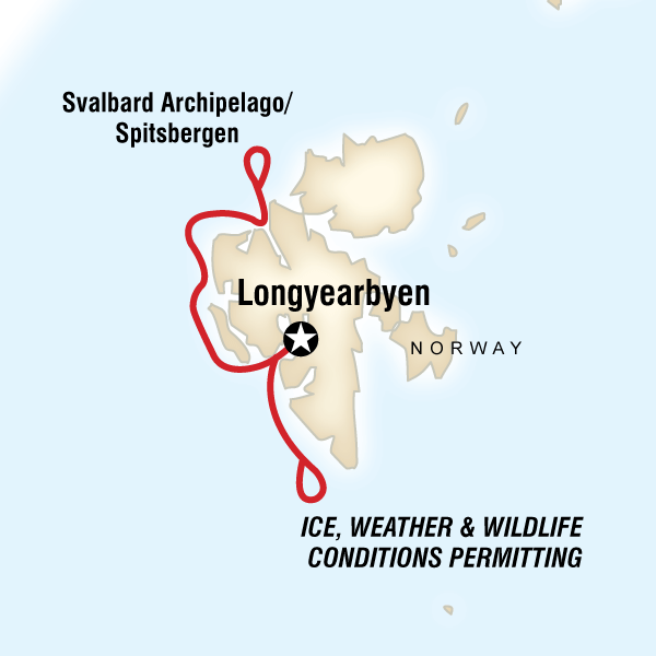 A jegsemedvék birodalma - útvonal